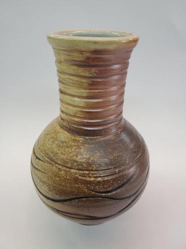 Long Neck Vase with Texture